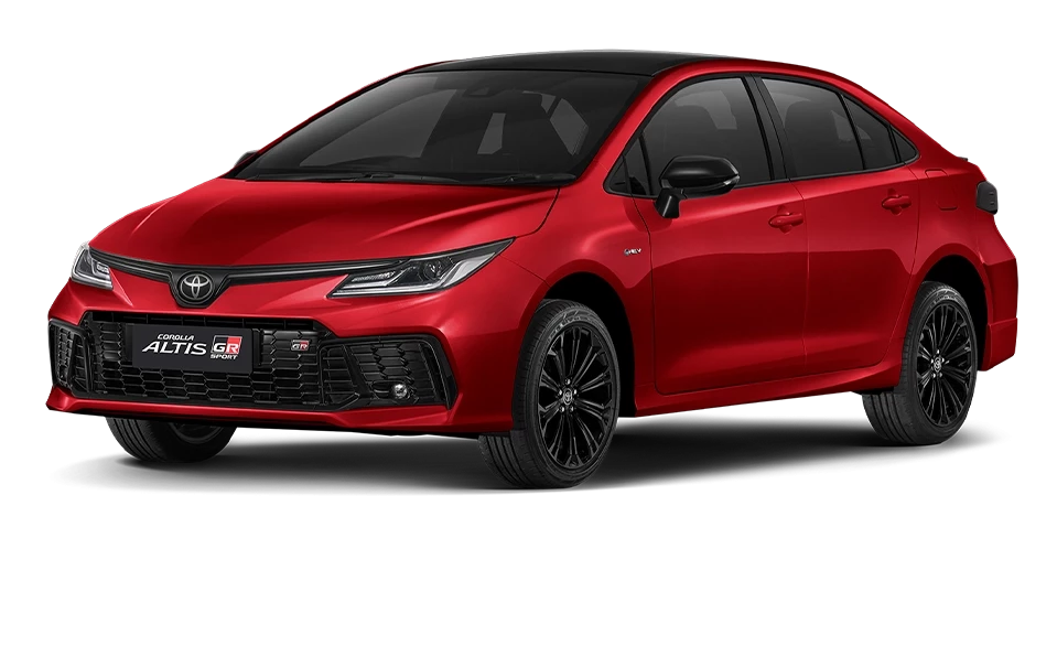 Red Mica Metallic / Black Roof